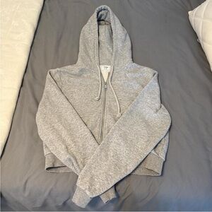 Gray Zip-Up Cotton-On Hoodie